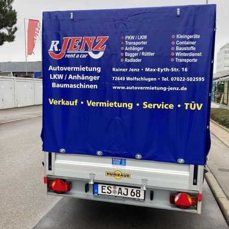 Planenanhänger Einachs mit Bremse