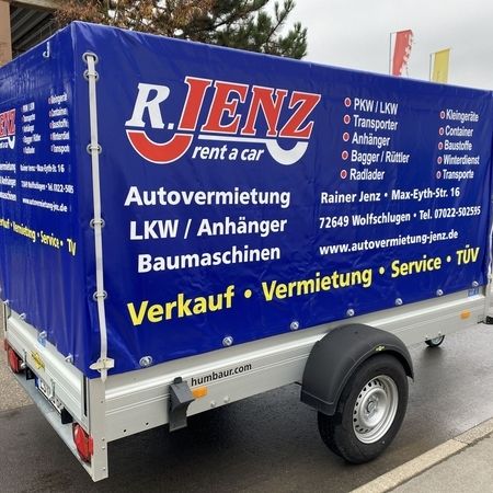 Planenanhänger Einachs mit Bremse
