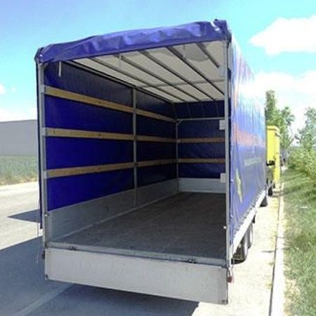 Planenanhänger Tandem mit Bremse