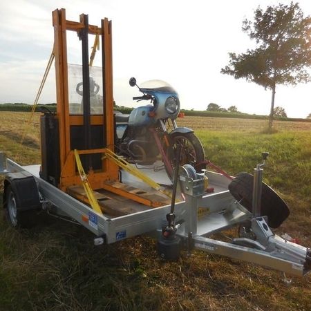 Absenkanhänger / Senkliftanhänger Tandem gebremst