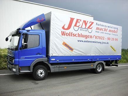 DB Atego 8.220 Plane / Spriegel mit Ladebordwand