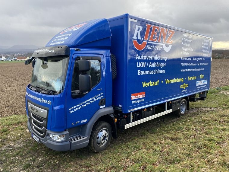 MAN 8.185 7,5t Koffer mit LBW bzw. DAF LF210 Koffer m. LBW