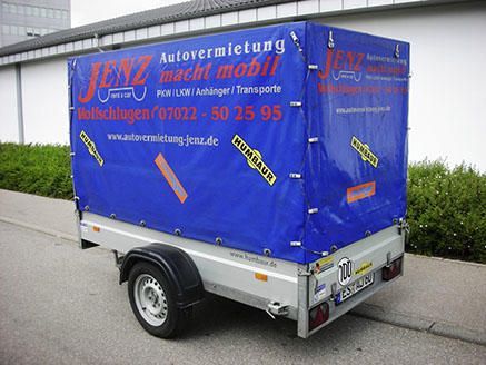 Planenanhänger Einachs mit Bremse
