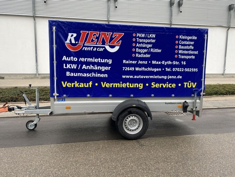 Planenanhänger Einachs mit Bremse